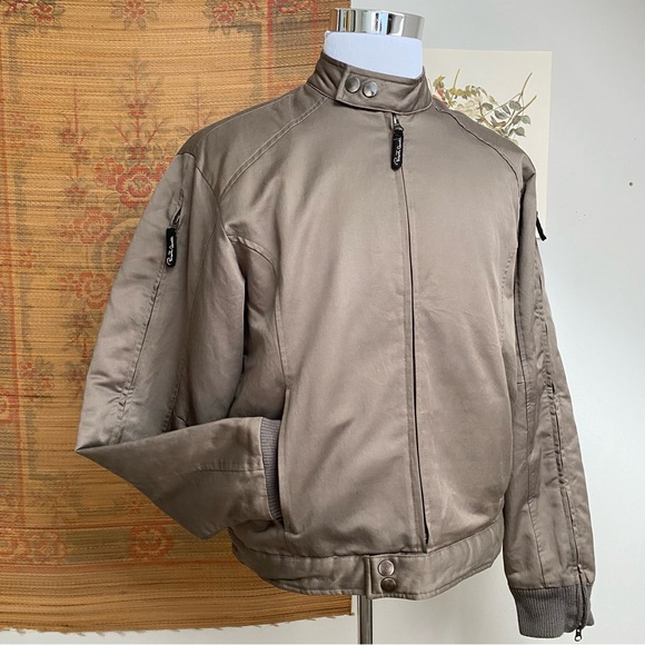 Roberto Cavalli Bomber Jacket Quilted Lined Zip Sleeves - Picture 5 of 16